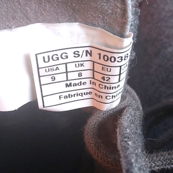 UGG GRAY FLANNEL CHUKKA BOOTS MENS 9 main image 5